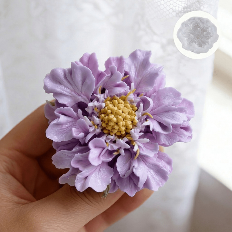 Potsticker Mold - 1 molde de silicone para flores