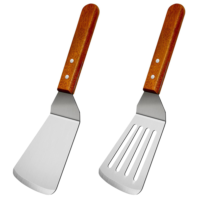 Espátula com fenda com cabo de - Okonomiyaki Spatula avaliação e preço