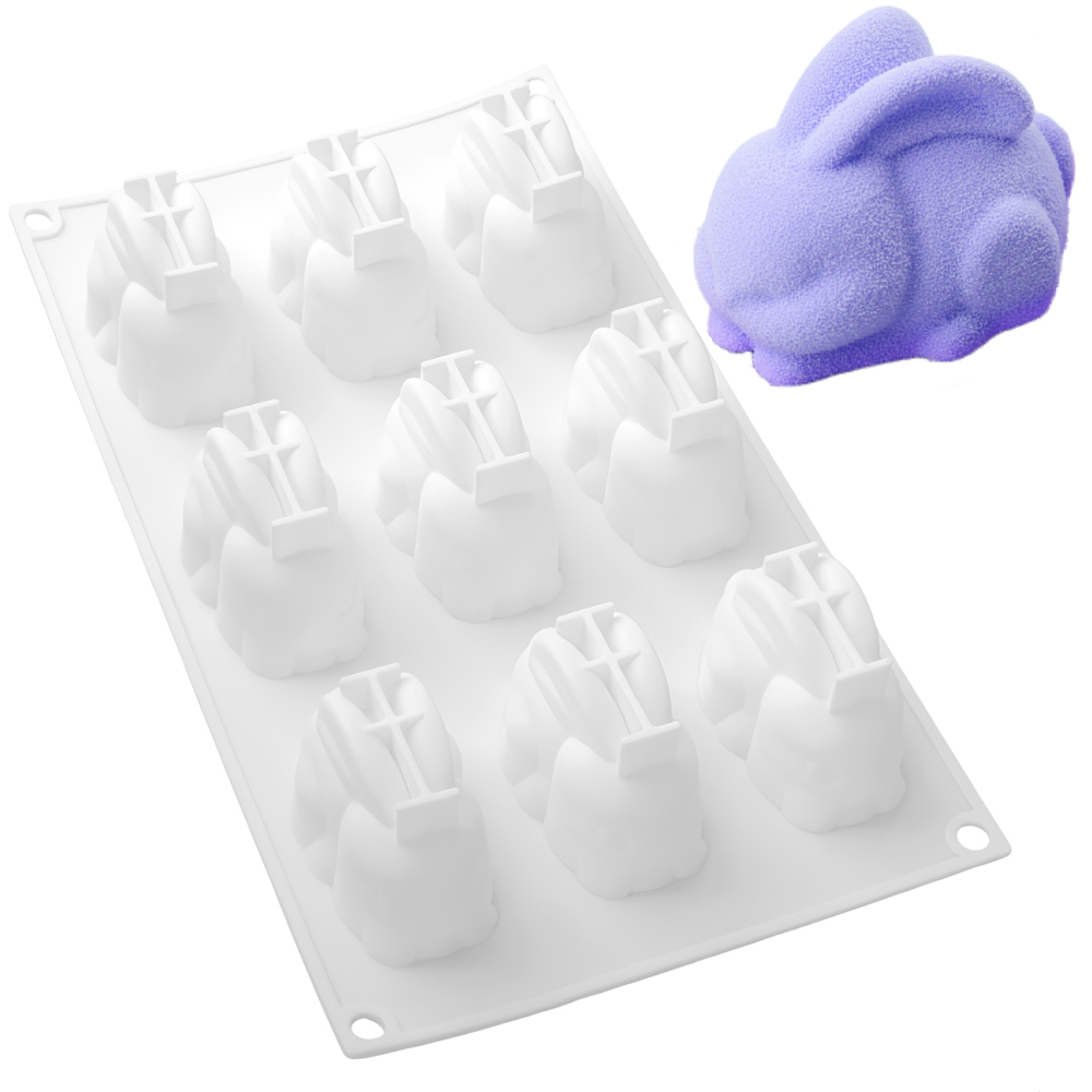 Molde de Silicone com Design d - Bunny Cake Mold avaliação e preço