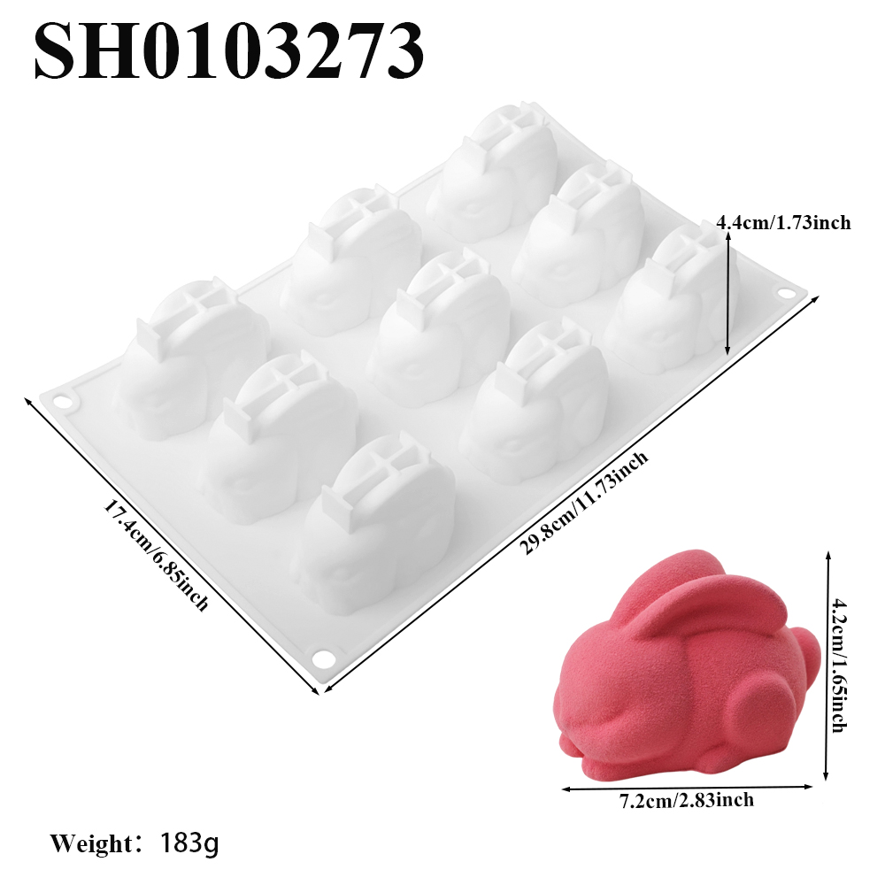 Molde de Silicone com Design d - Bunny Cake Mold avaliação e preço