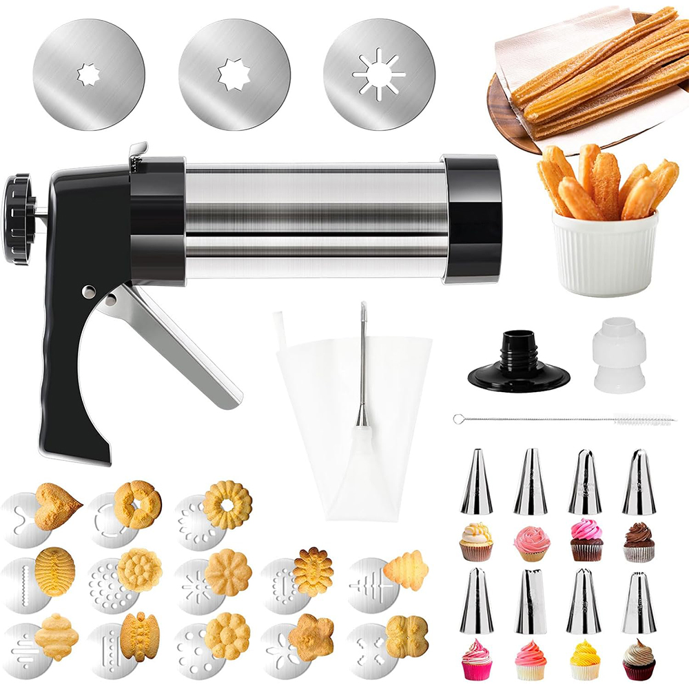 LMETJMA Kit 3 em 1 para Fazer  - Churros Maker Gun avaliação e preço