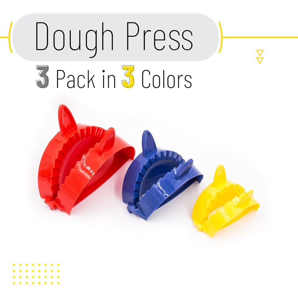 Conjunto de 3 Peças para Press - Dumpling Press Set avaliação e preço