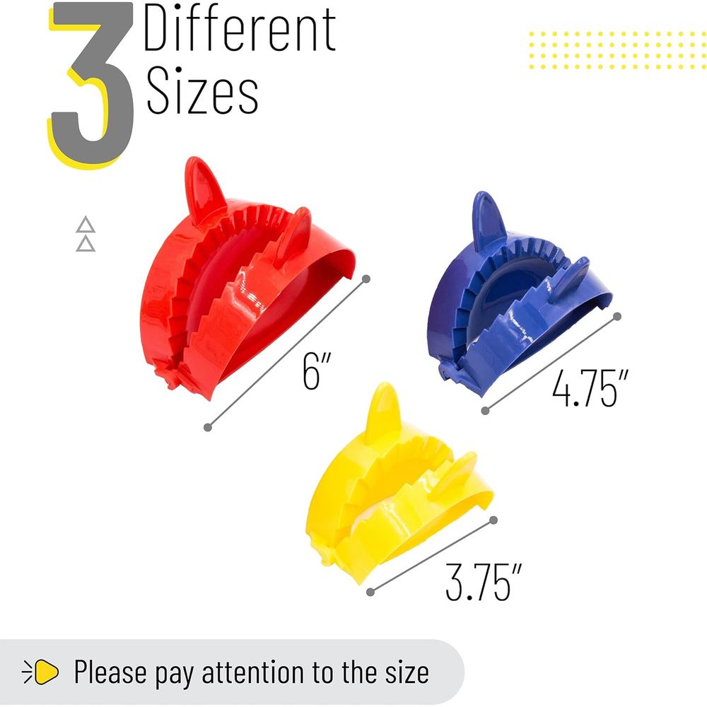Conjunto de 3 Peças para Press - Dumpling Press Set avaliação e preço