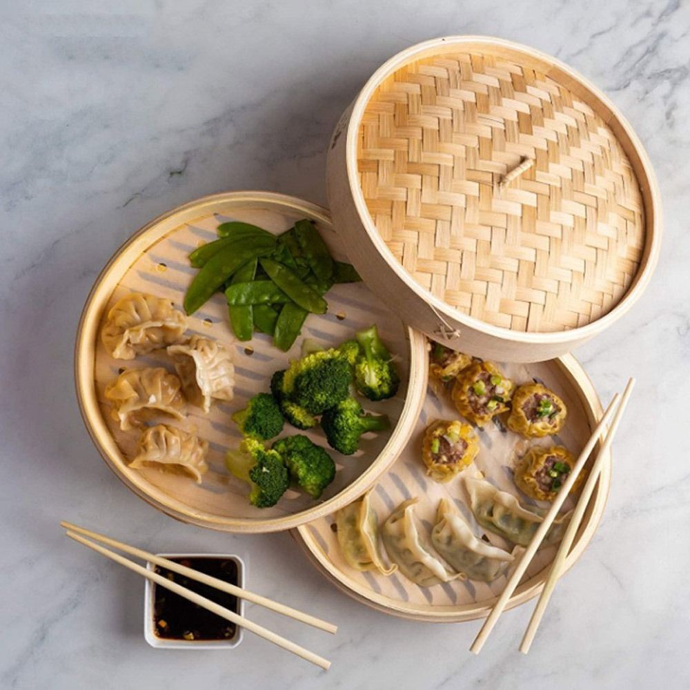 Cesto de Bambu para Cozinhar D - Bao Steamer Bamboo avaliação e preço