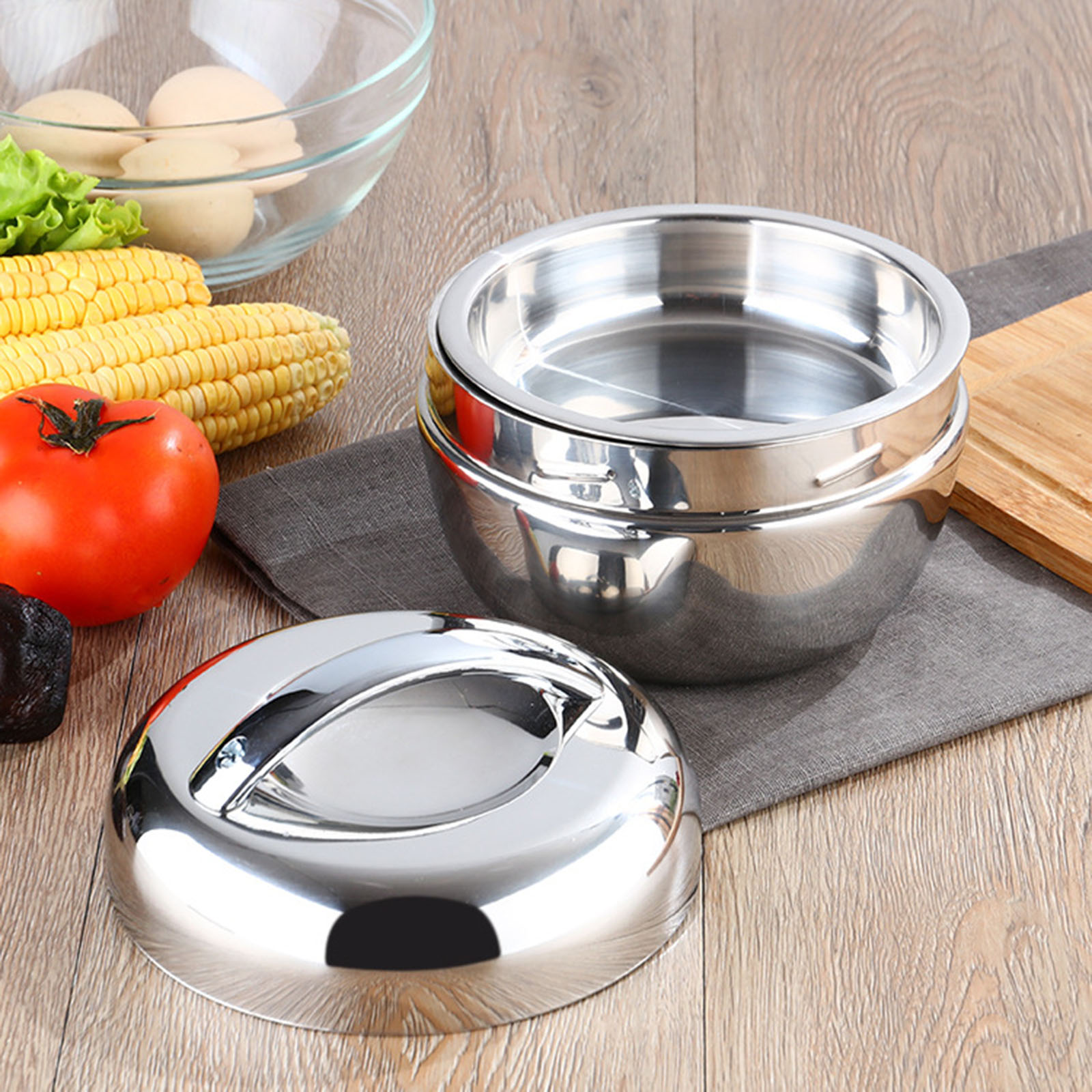Garrafa térmica isolada de aço - Dim Sum Basket avaliação e preço