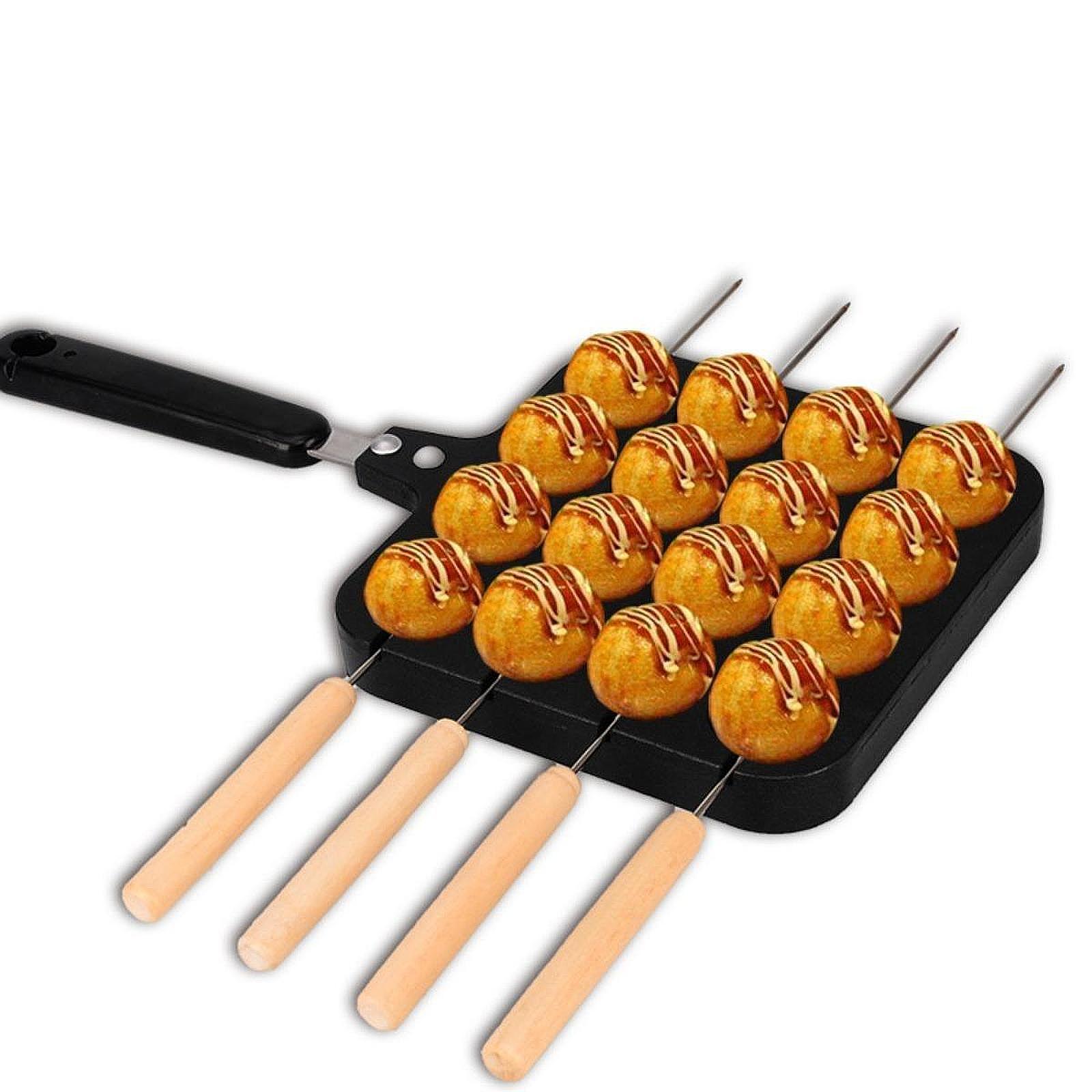 Chapa de Grelhar Takoyaki com  - Takoyaki Grill Plate avaliação e preço